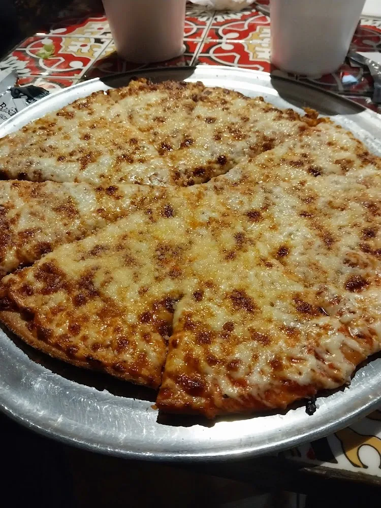 Cheese Pizza Extra Cheese Thin Crust